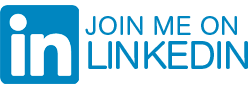 Join me on LinkedIn, accompanied by the LinkedIn logo