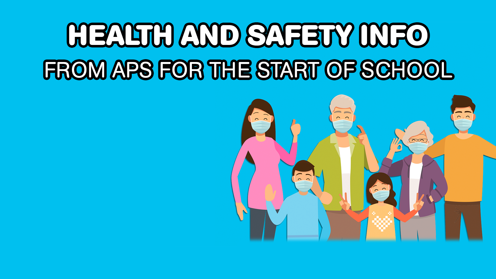 Health and safety information from APS for the start of school