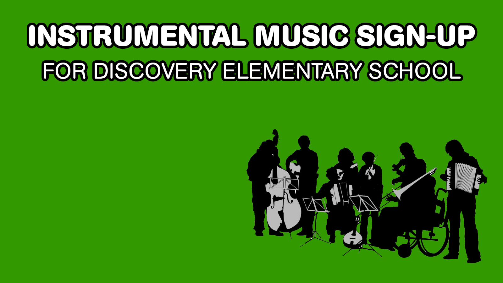 Inscrição para música instrumental