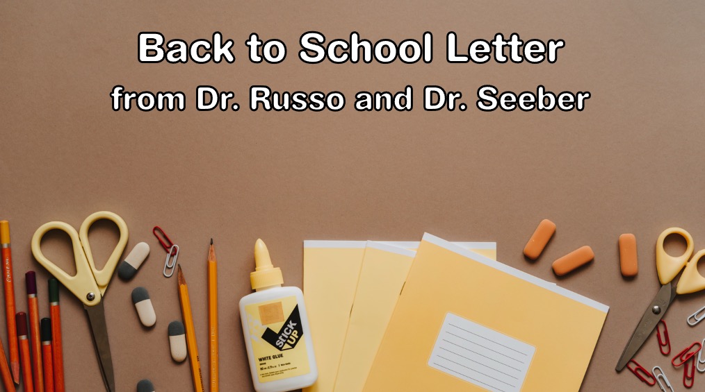 2022-2023 Back to School Letter